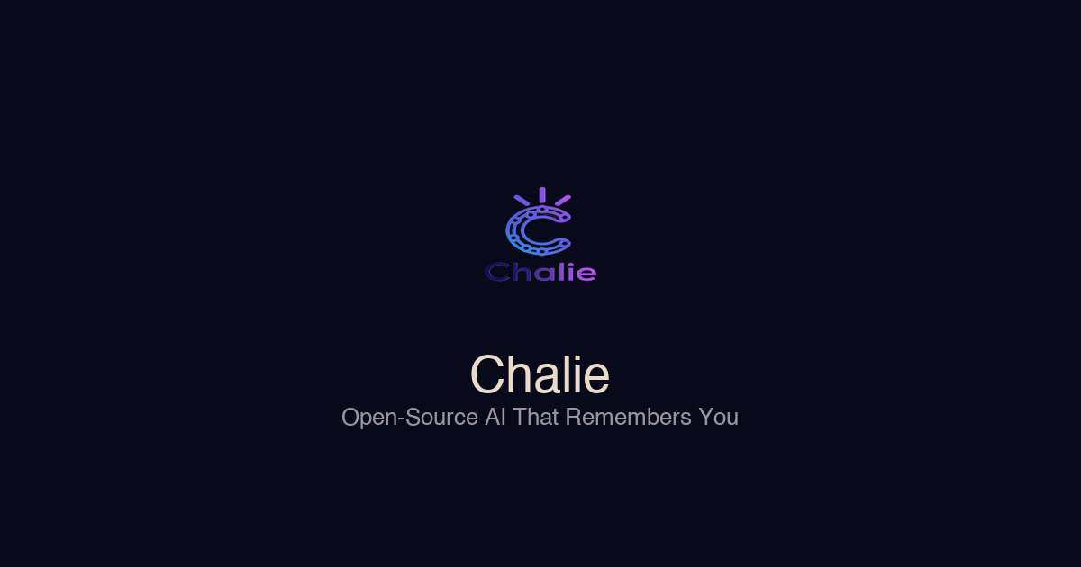 chalie website preview